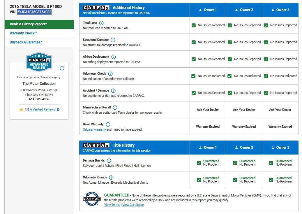 Used 2016 Tesla Model S Performance image 12