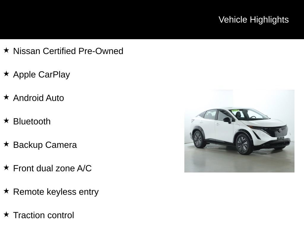 Certified 2024 Nissan Ariya EVOLVE+ e-4ORCE image 4