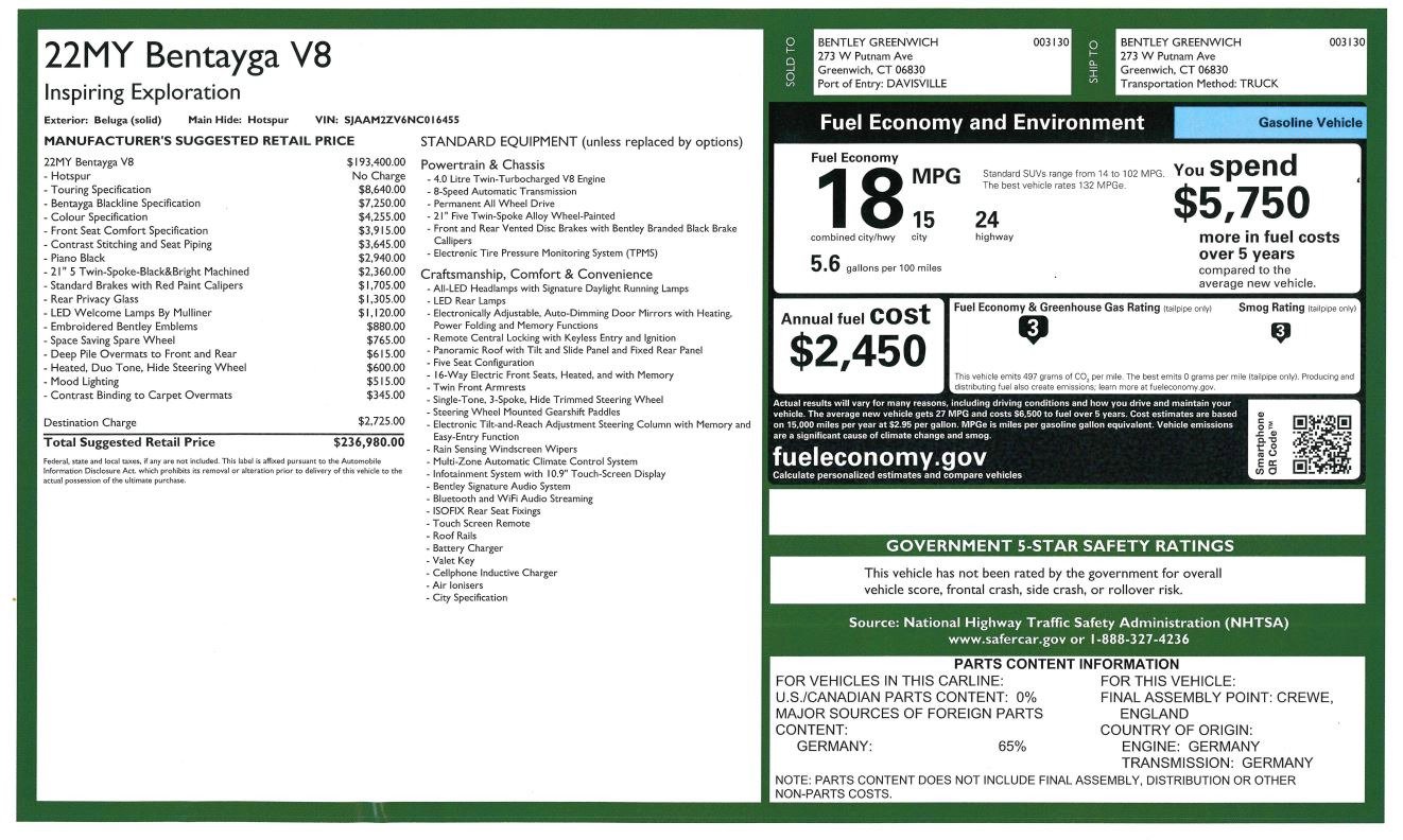Used 2022 Bentley Bentayga image 31