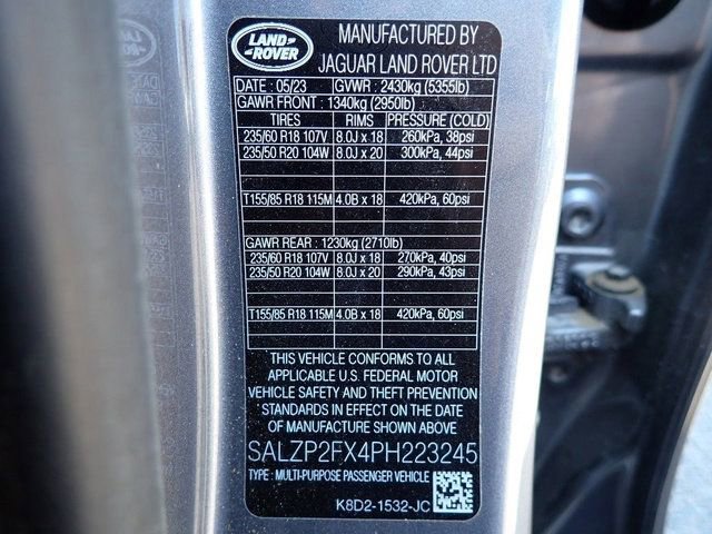 Used 2023 Land Rover Range Rover Evoque SE image 14