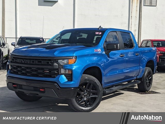 Certified 2023 Chevrolet Silverado 1500 Custom Trail Boss w/ LPO, Dark Essentials Package