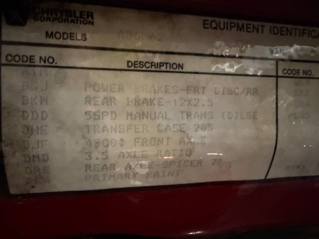 Used 1992 Dodge D/W Truck 250 AWD/4WD image 36