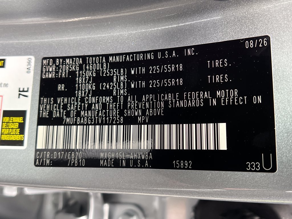 New 2026 Toyota Corolla Cross AWD Hybrid w/ Convenience Package image 27