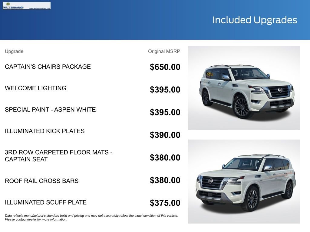 Used 2022 Nissan Armada Platinum w/ Captain's Chairs Package image 25