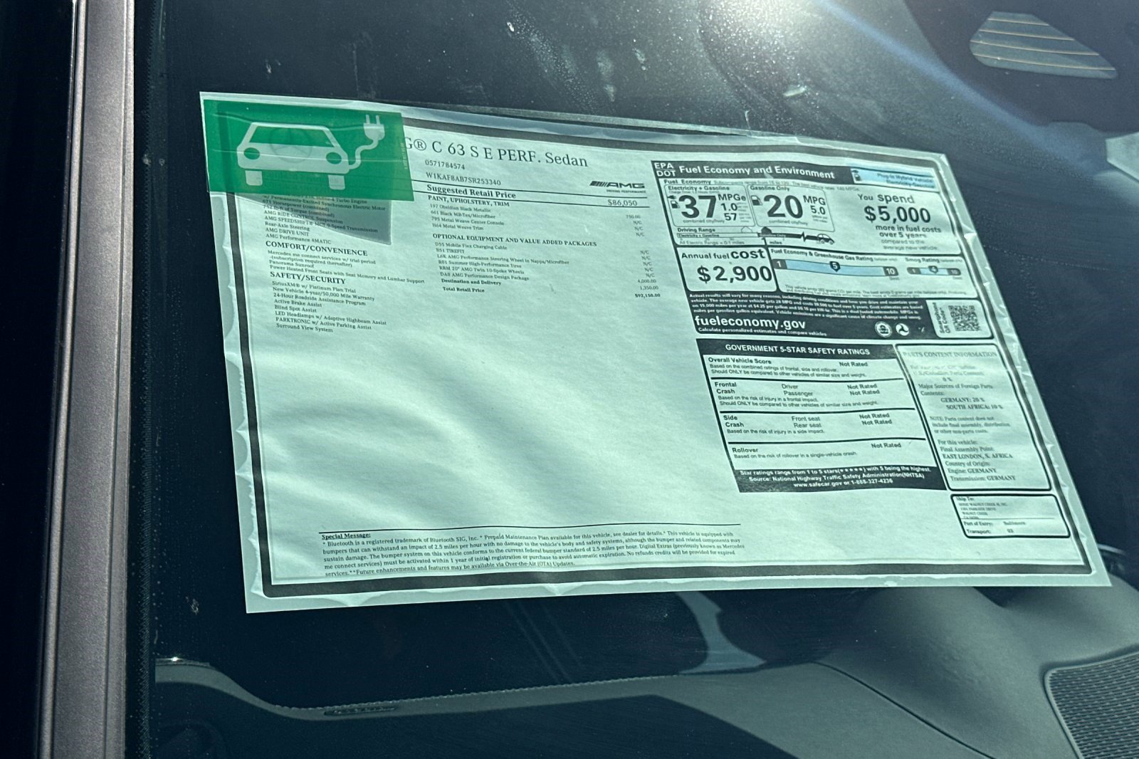 New 2025 Mercedes-Benz C 36 AMG S image 29