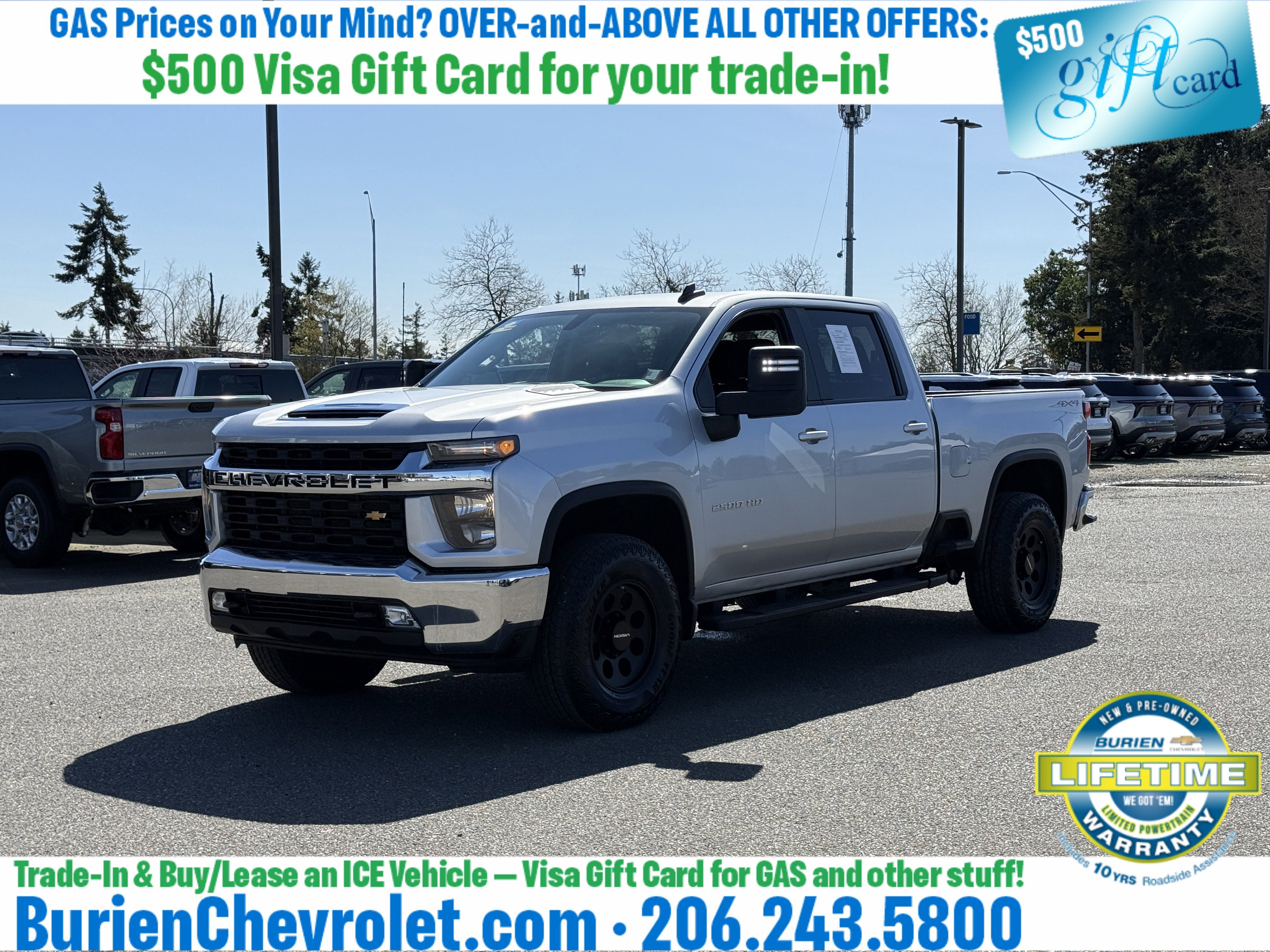 Used 2022 Chevrolet Silverado 2500 LT w/ Convenience Package AWD/4WD image 46