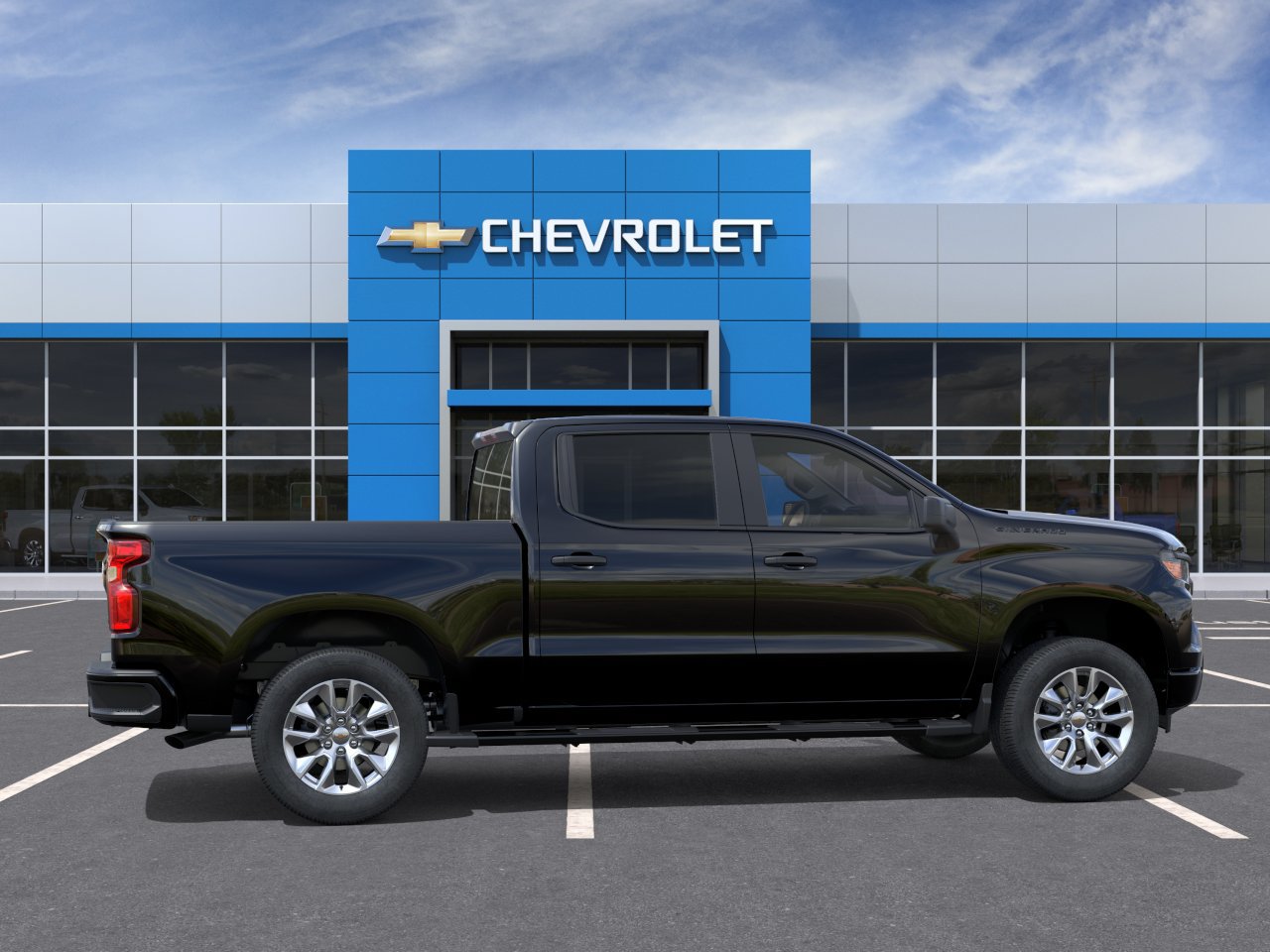 New 2026 Chevrolet Silverado 1500 Custom w/ LPO, Dark Essentials Package RWD image 6