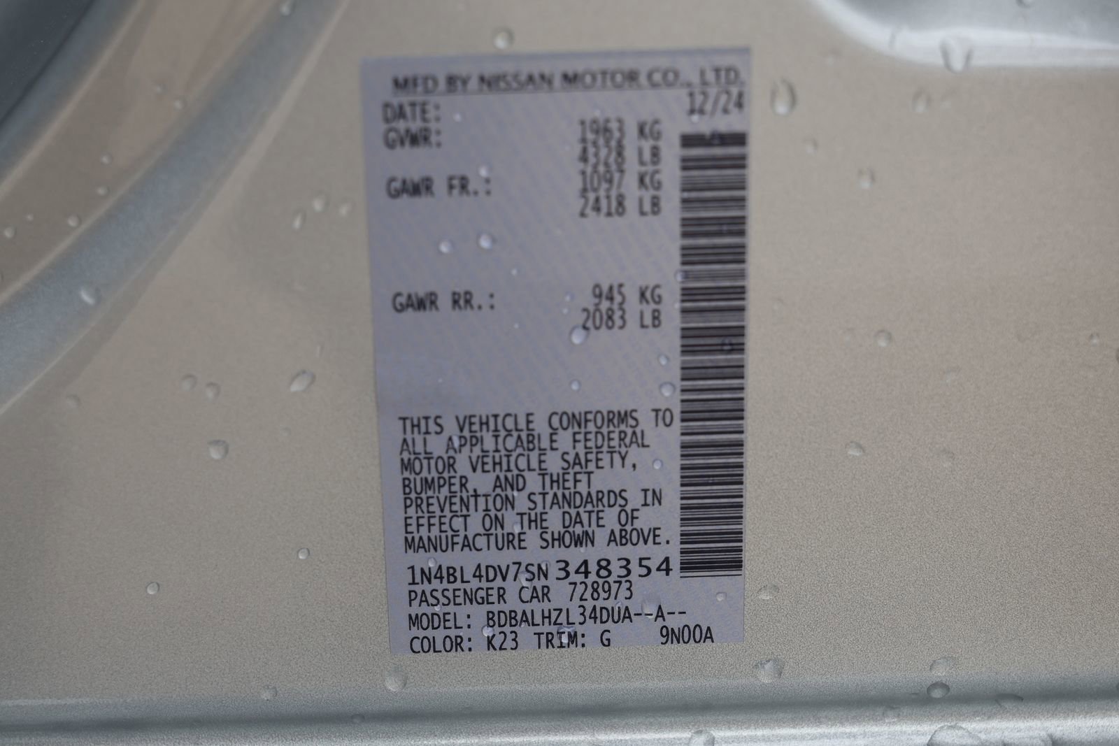 Used 2025 Nissan Altima 2.5 SV image 32