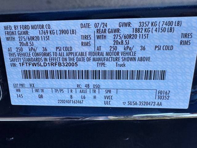 Used 2024 Ford F150 Lariat w/ Equipment Group 502A High AWD/4WD image 33