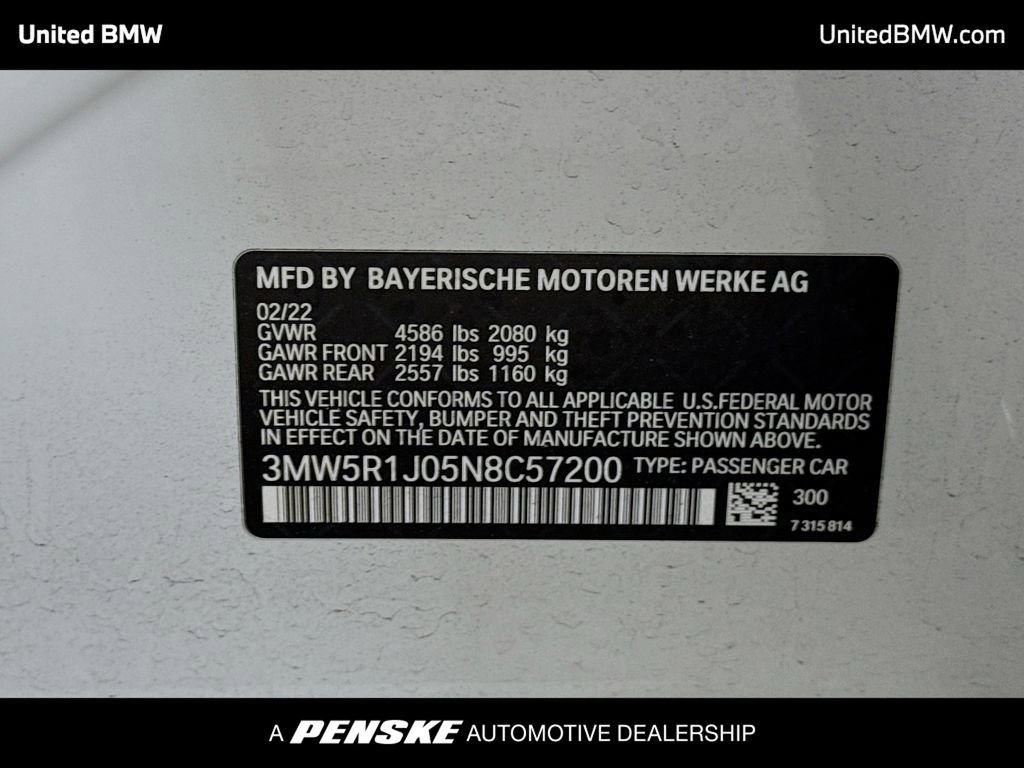 Used 2022 BMW 330i Sedan w/ M Sport Package image 15