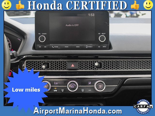 Certified 2022 Honda Civic LX image 20