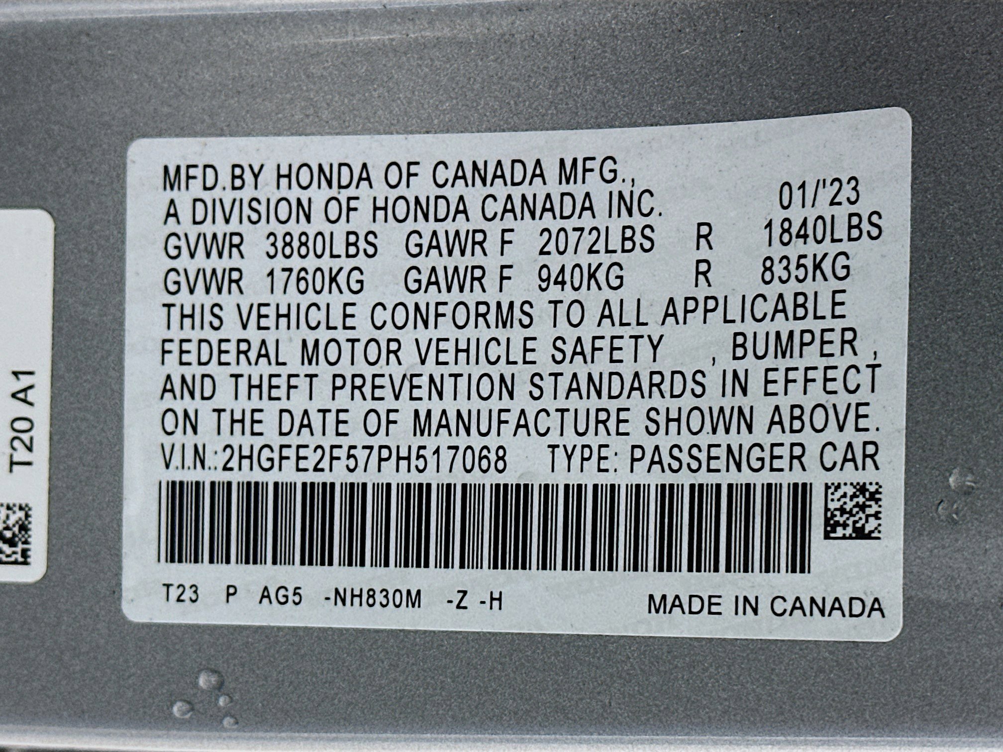 Used 2023 Honda Civic Sport image 12