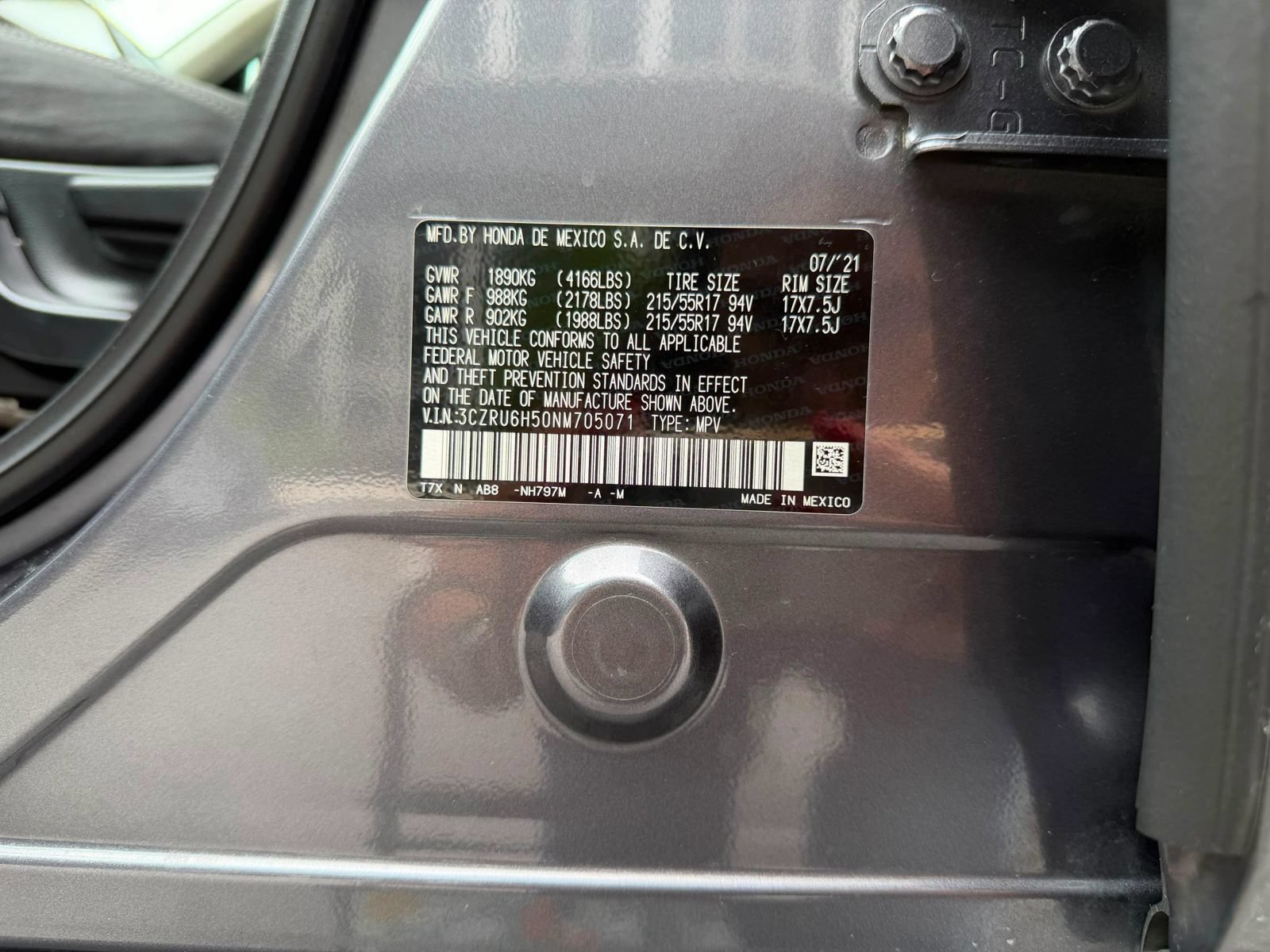 Used 2022 Honda HR-V EX image 27
