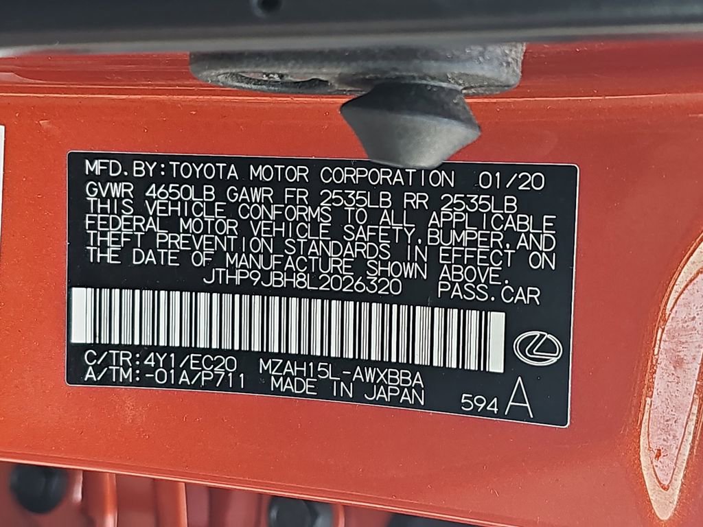 Certified 2020 Lexus UX 250h w/ Premium Package AWD/4WD image 38