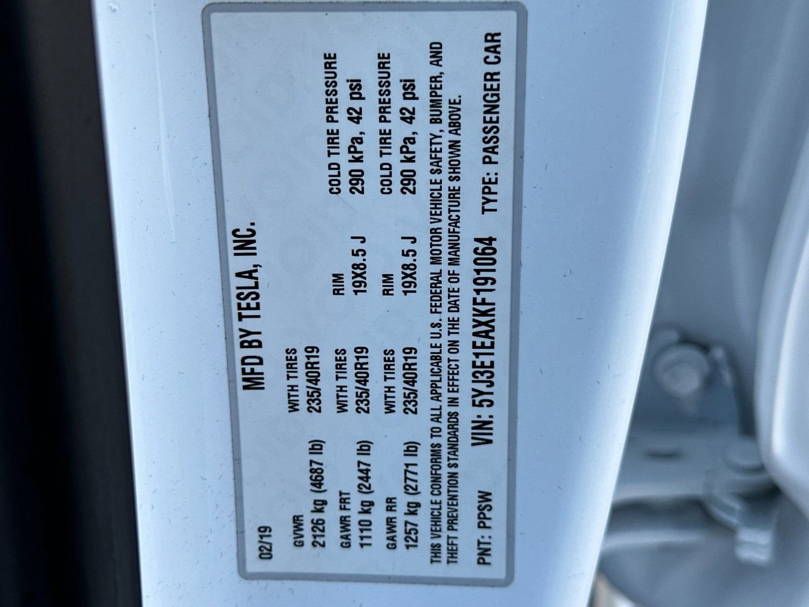 Used 2019 Tesla Model 3 Mid Range image 31