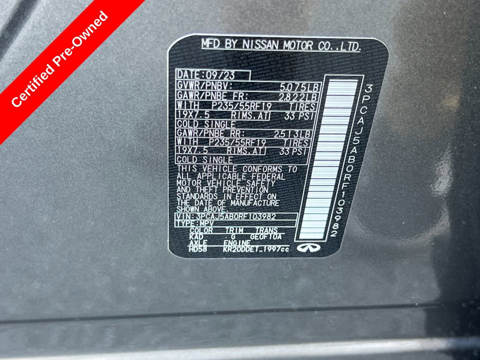 Used 2024 INFINITI QX50 Pure image 28