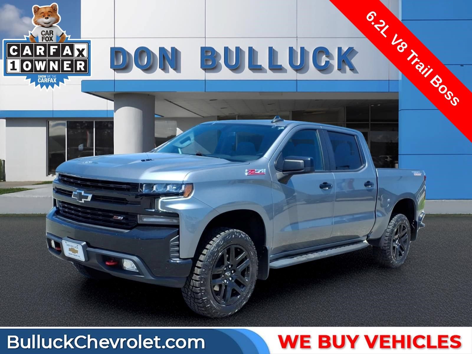 Used 2022 Chevrolet Silverado 1500 LT Trail Boss w/ Bed Protection Package AWD/4WD image 1