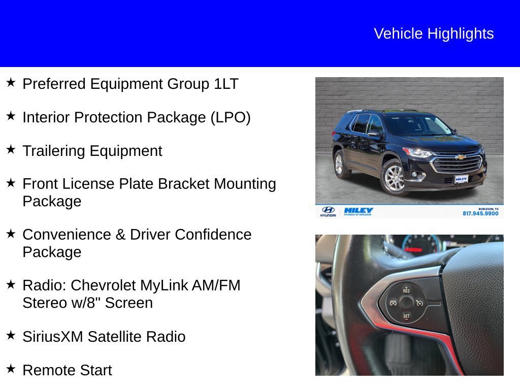 Used 2018 Chevrolet Traverse LT FWD image 9