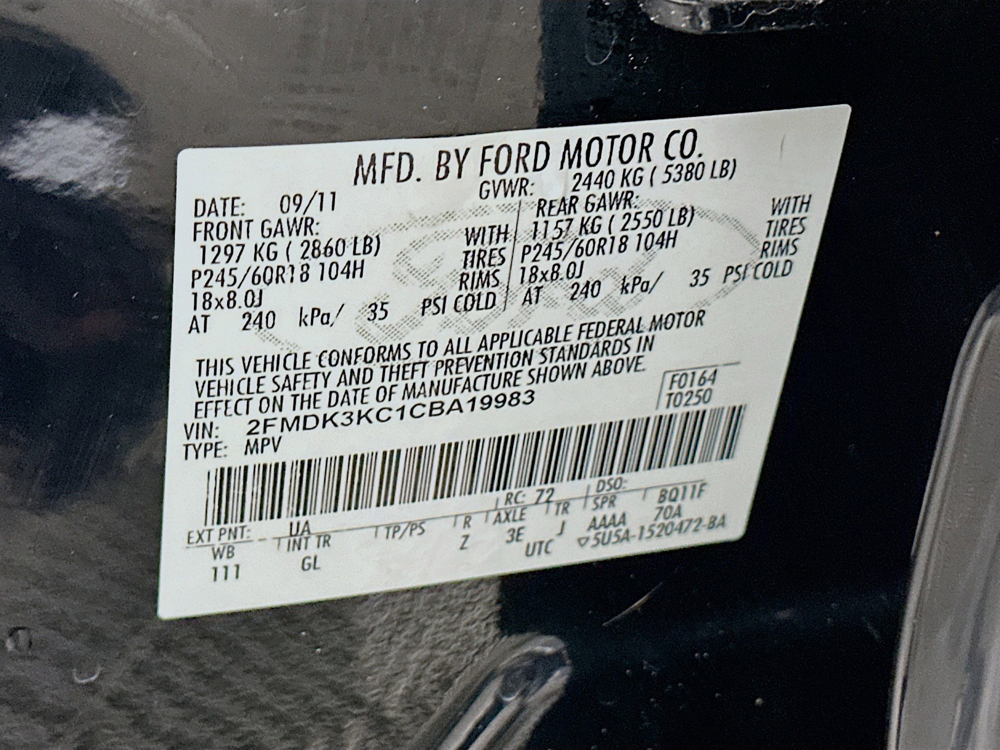 Used 2012 Ford Edge Limited image 12