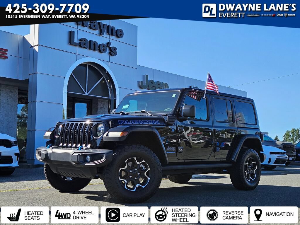 Used 2023 Jeep Wrangler Unlimited Rubicon 4xe w/ Cold Weather Group AWD/4WD video 1