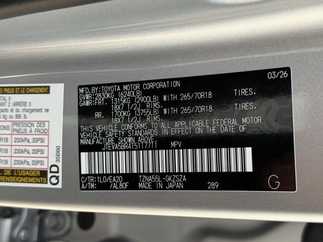 New 2026 Toyota 4Runner TRD Off-Road Premium AWD/4WD image 36