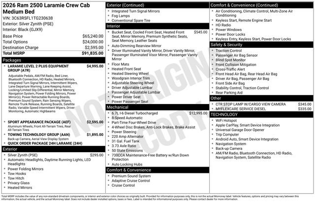 New 2026 RAM 2500 Laramie image 7