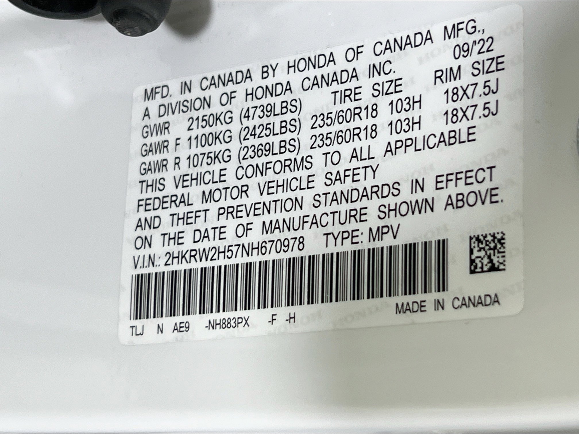 Used 2022 Honda CR-V EX image 31