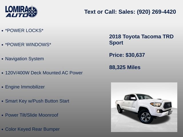 Used 2018 Toyota Tacoma TRD Sport AWD/4WD image 14
