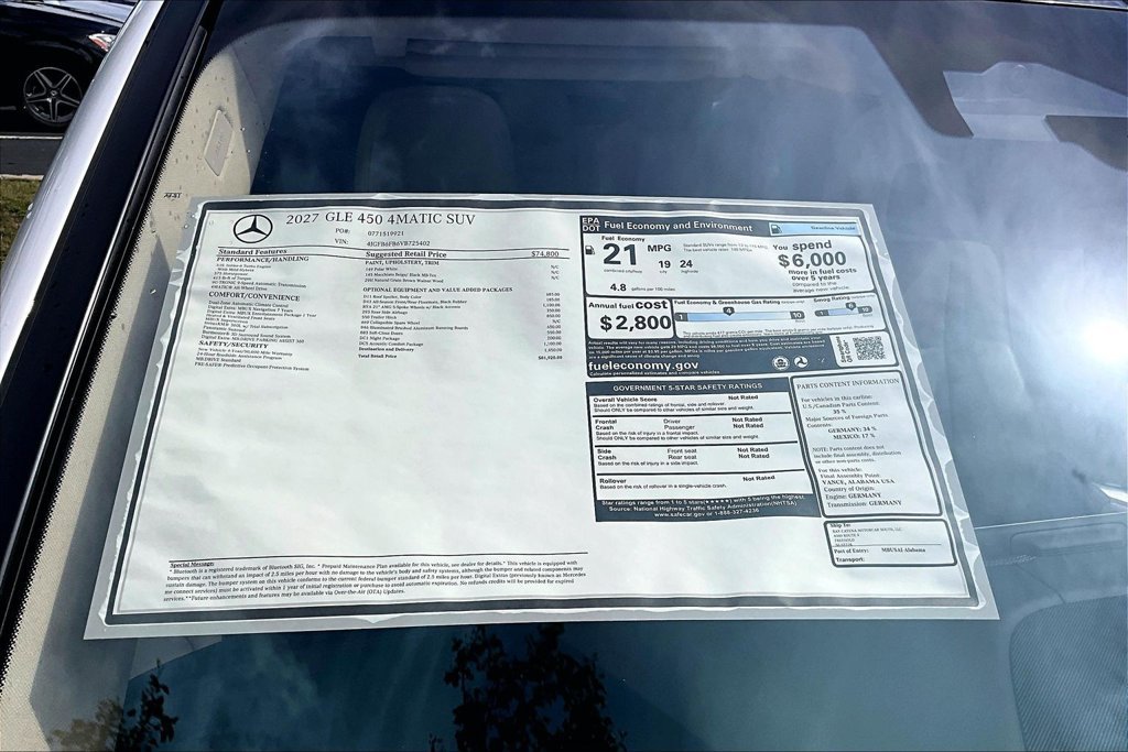 New 2027 Mercedes-Benz GLE 450 4MATIC image 14