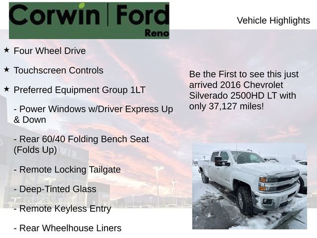 Used 2016 Chevrolet Silverado 2500 LT w/ LT Convenience Package image 4