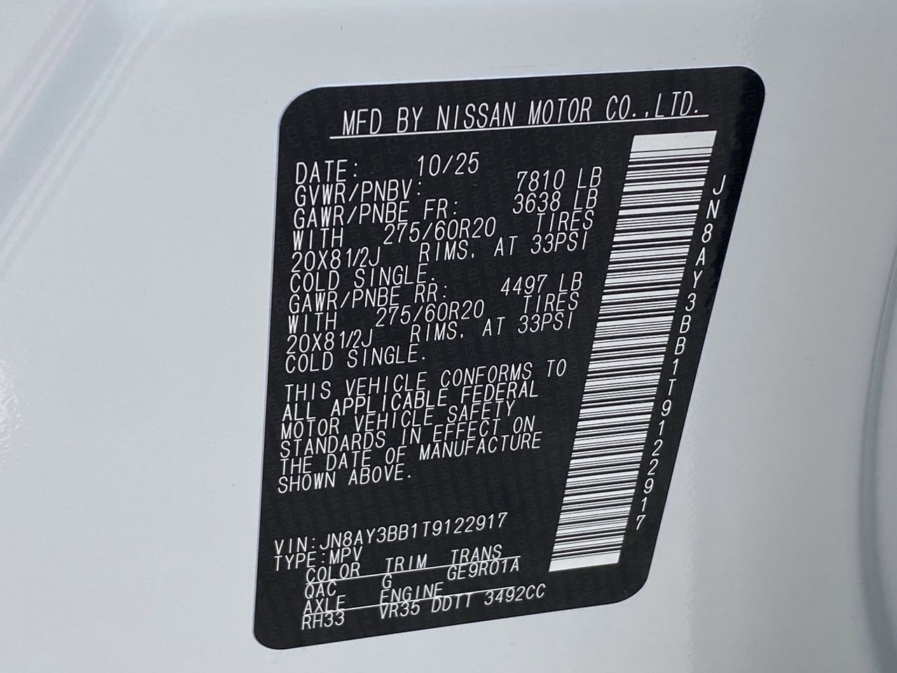 New 2026 Nissan Armada SL w/ Captain's Chari Seat Package image 35