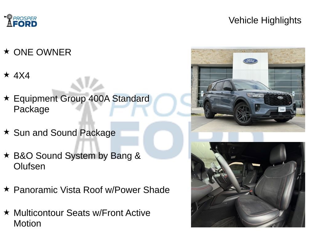 Used 2025 Ford Explorer ST w/ Sun And Sound Package image 5