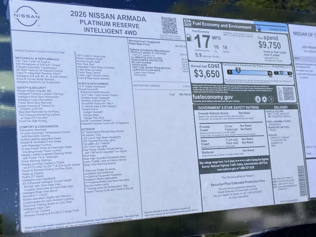 New 2026 Nissan Armada Platinum Reserve AWD/4WD video 2