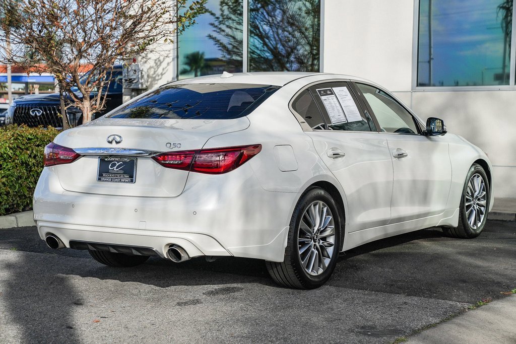 Certified 2023 INFINITI Q50 Luxe w/ Cargo Package image 6