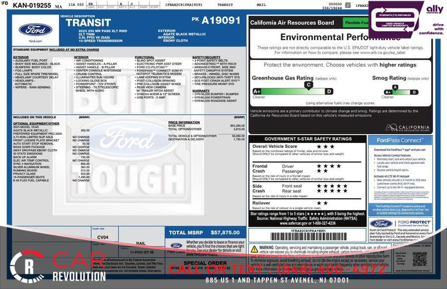 Used 2023 Ford Transit 350 XLT RWD image 10