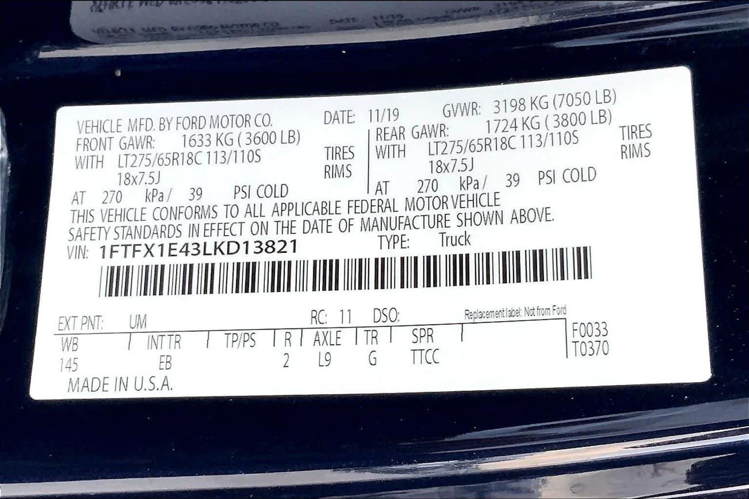 Certified 2020 Ford F150 Lariat AWD/4WD image 36