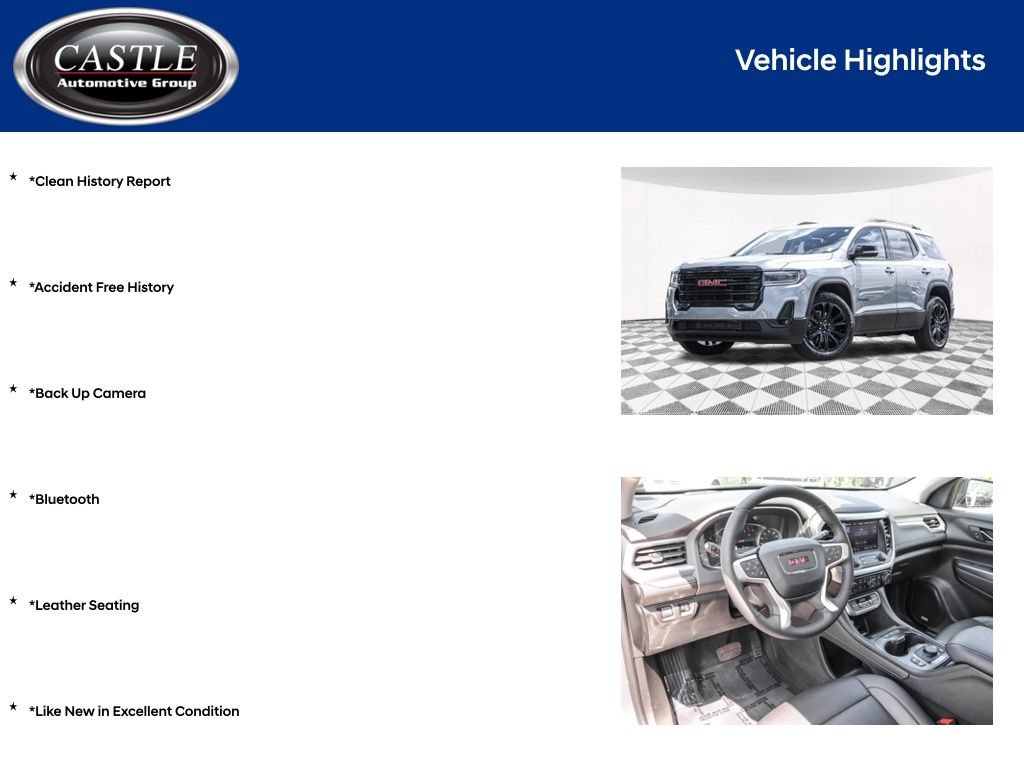 Used 2023 GMC Acadia SLT w/ Elevation Edition AWD/4WD image 4