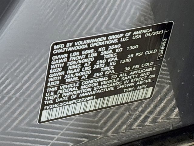 Used 2023 Volkswagen Atlas Cross Sport SE w/ Black Wheel Package image 33