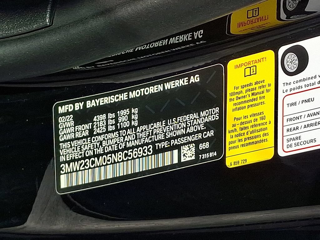 Used 2022 BMW 230i Coupe w/ Convenience Package RWD image 27