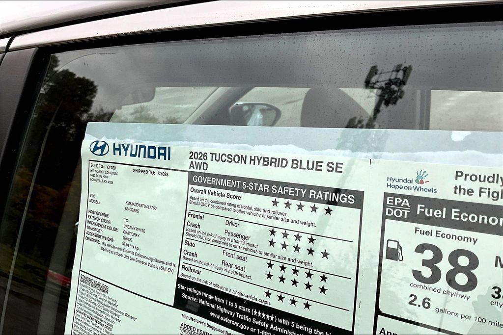 New 2026 Hyundai Tucson Blue SE image 14