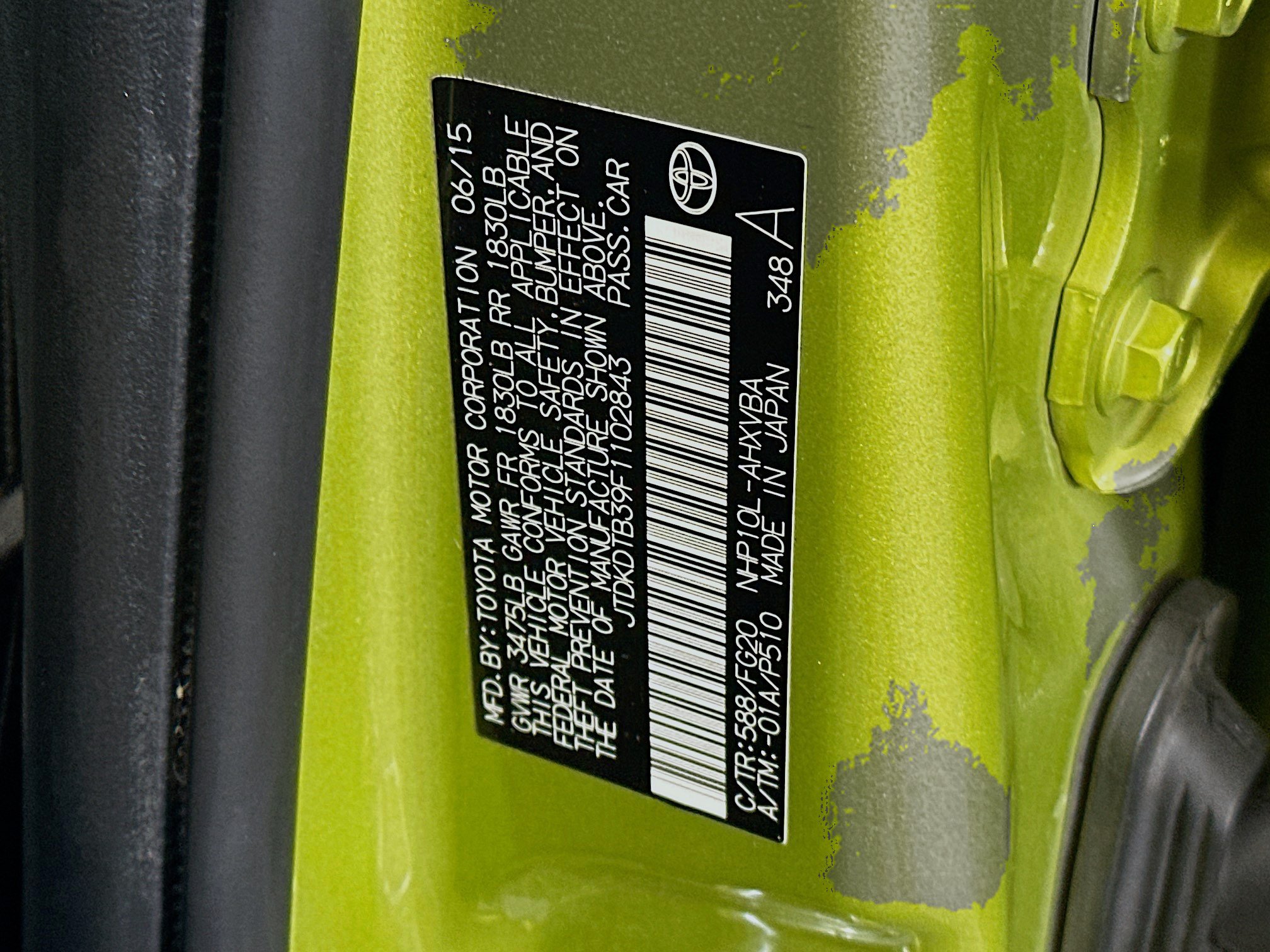 Used 2015 Toyota Prius C Two FWD image 12