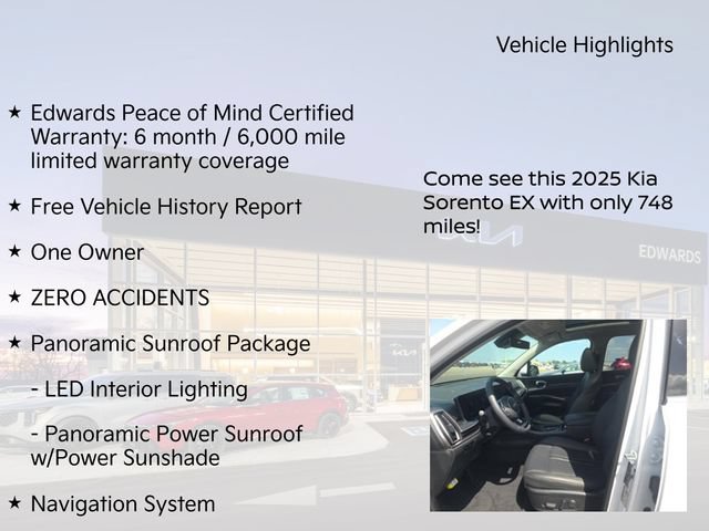 Used 2025 Kia Sorento EX w/ Panoramic Sunroof Package AWD/4WD image 11