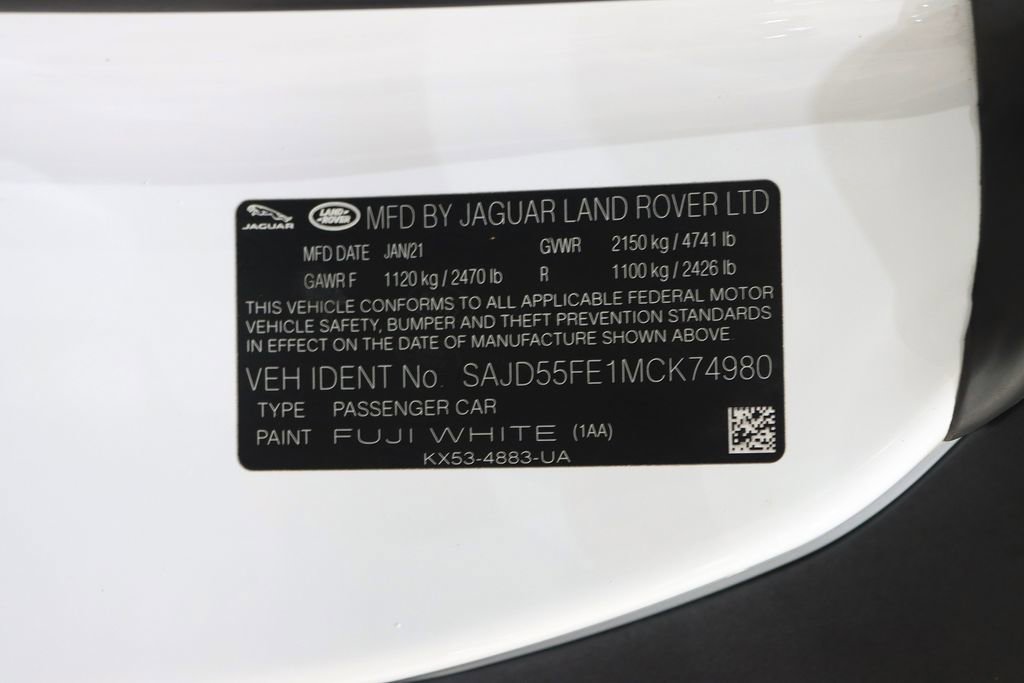 Used 2021 Jaguar F-TYPE R AWD/4WD image 34