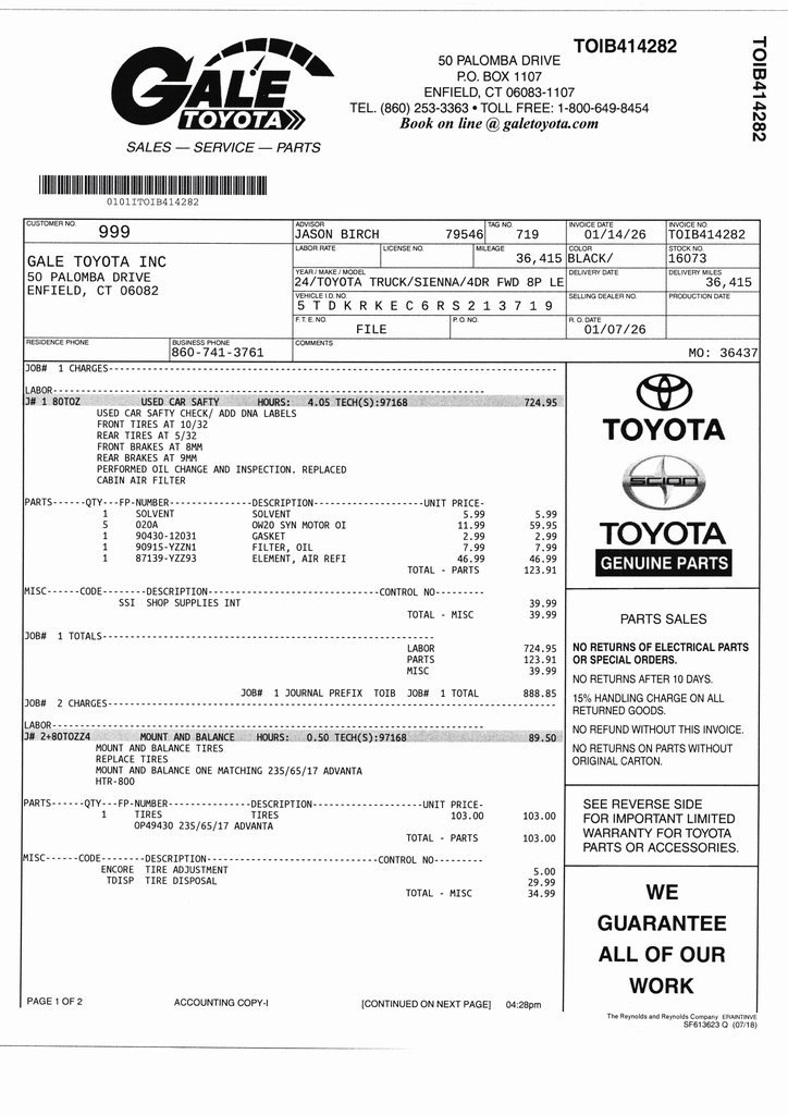 Used 2024 Toyota Sienna LE image 10