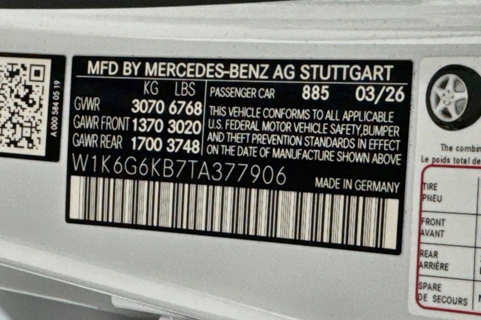 Certified 2026 Mercedes-Benz S 580e 4MATIC Sedan image 27