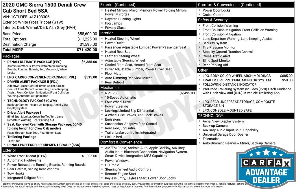 Used 2020 GMC Sierra 1500 Denali w/ Denali Ultimate Package image 10