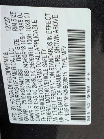 Certified 2022 Honda Pilot EX-L image 25