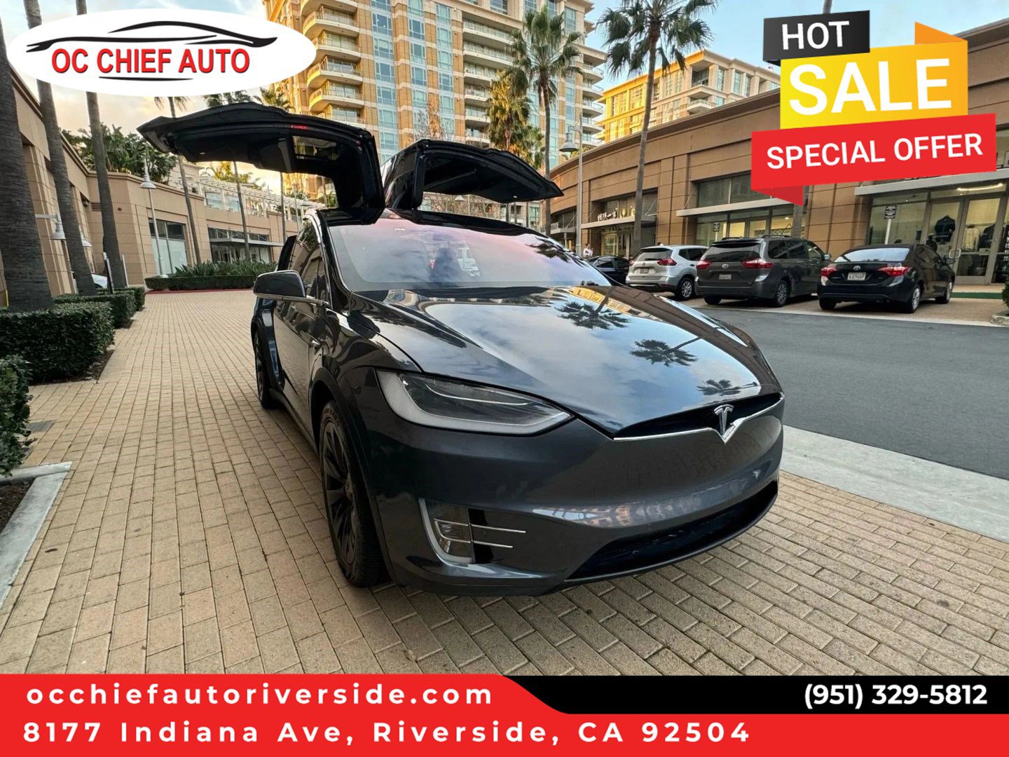 Used 2017 Tesla Model X 90D image 1