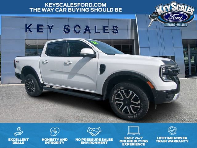 Certified 2024 Ford Ranger Lariat w/ FX4 Off-Road Package