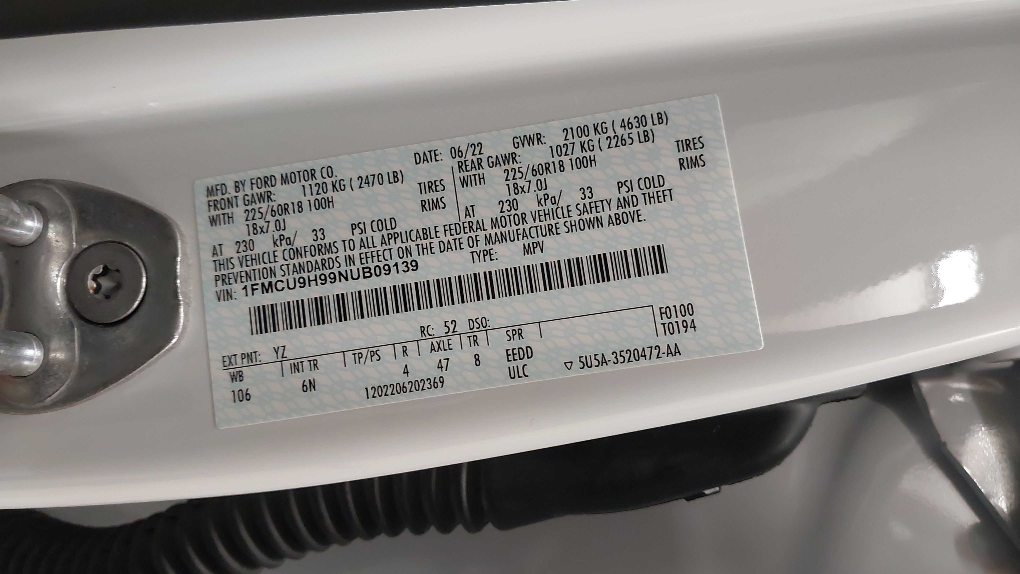 Used 2022 Ford Escape SEL image 34